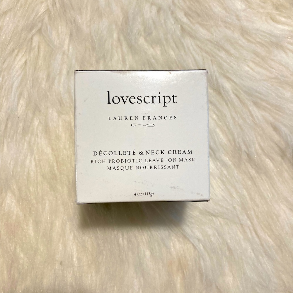 Lovescript neck cream